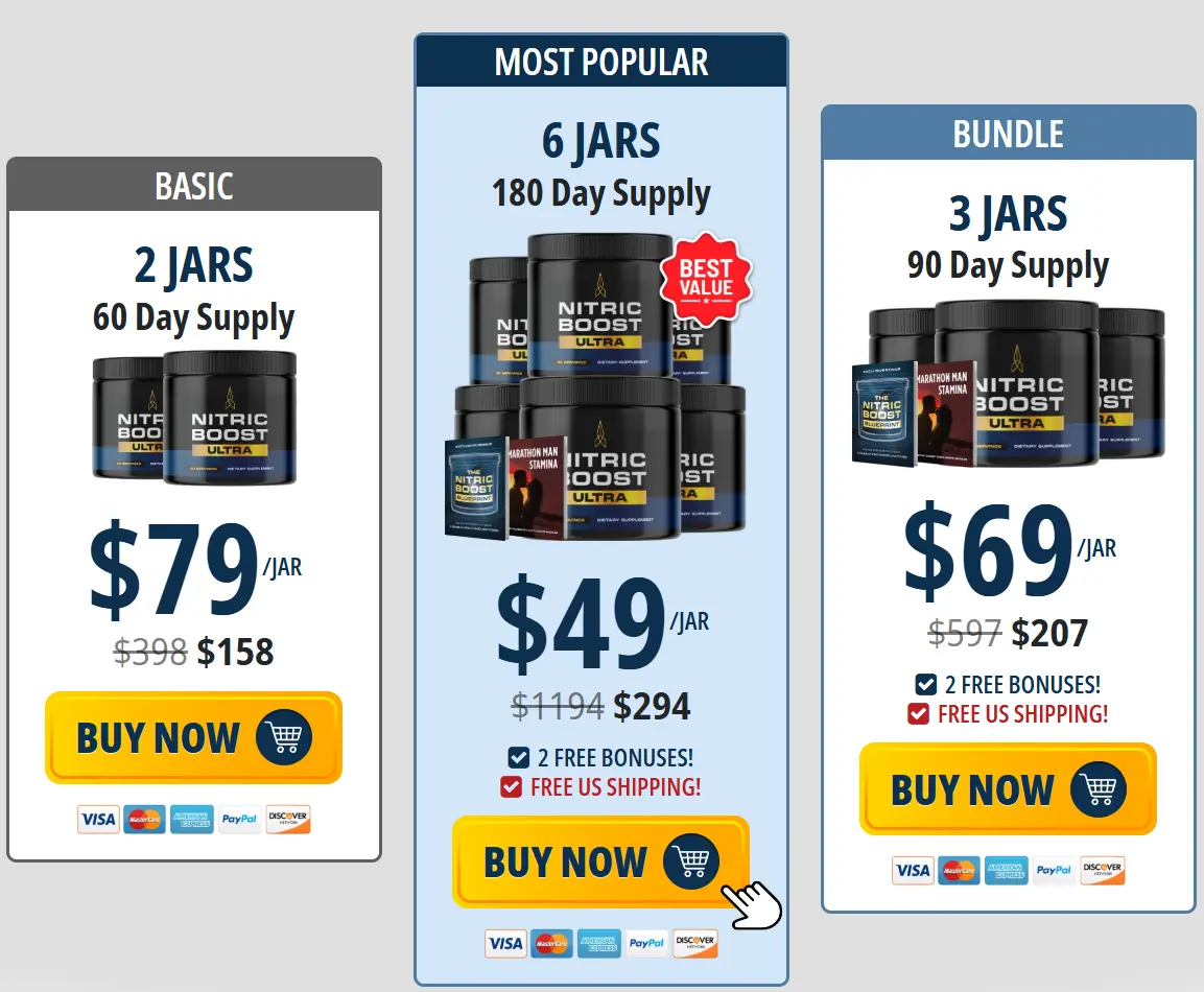 Nitric Boost Price